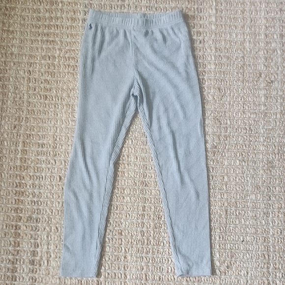 Polo by Ralph Lauren Gray Leggings Soft Knit Elastic Waist - Picture 1 of 4